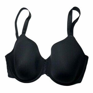 #3401-4 Wacoal 85340 Lace Back Full Coverage Lightly Padded Bra 36DDD Black